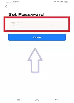 Create password 