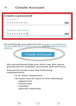 Create a password