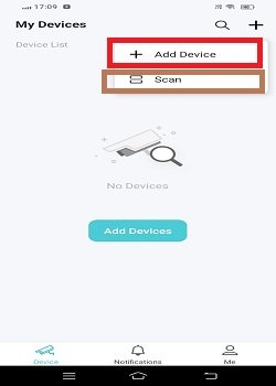 Add the device by the IP address, serial number or the device QR code scan