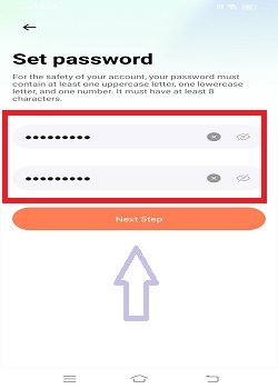 Create a password