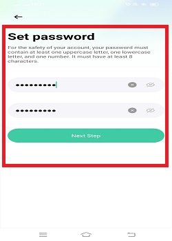 create a password