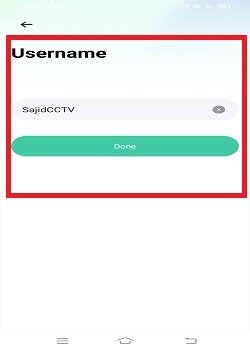 create username and login