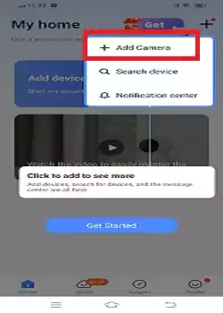 Add camera to the app