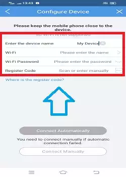 configure device for remote surveillance