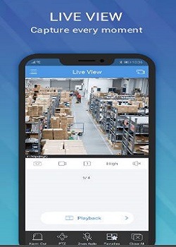 Get live view of the connected devices from any place.