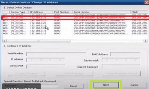 Install VISIX IP Setup Utility Tool & Setup on Windows 11/10 5 Connected online devices
