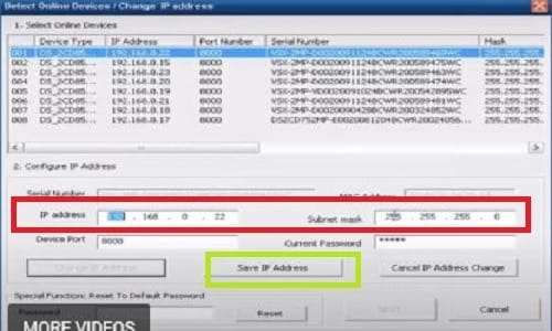 Install VISIX IP Setup Utility Tool & Setup on Windows 11/10 7 Change the IP address
