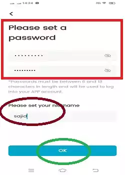 create a password