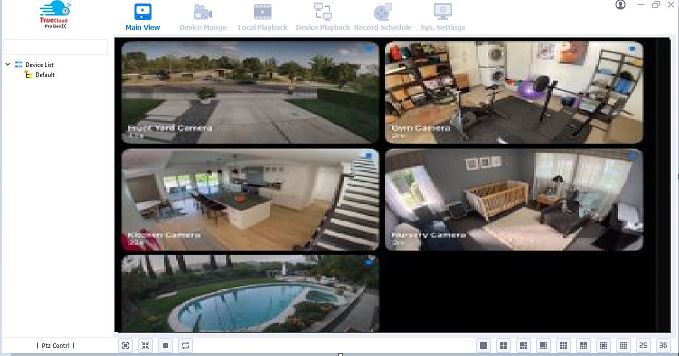 Watch CCTV cameras from anywhere