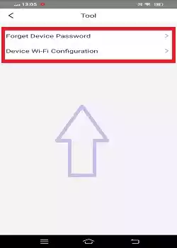 create password and wifi configuration