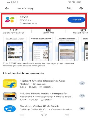 EZVIZ App on the Google Play Store