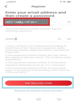 get the security code