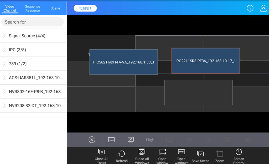 live view page