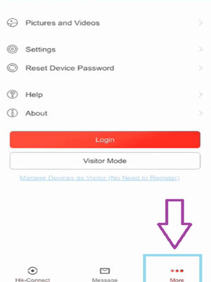 Open the Hik-Connect App on your Android Device