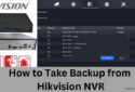 How to Take Backup from Hikvision NVR to any External Drive?