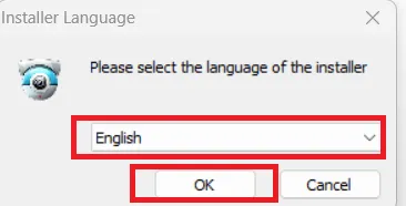 Install the Exclusive iCSEE VMS Lite on Windows 11/10/8 & Mac 2 select the app language