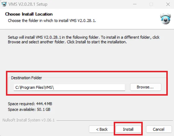 Install the Exclusive iCSEE VMS Lite on Windows 11/10/8 & Mac 6 choose install location and folder's path