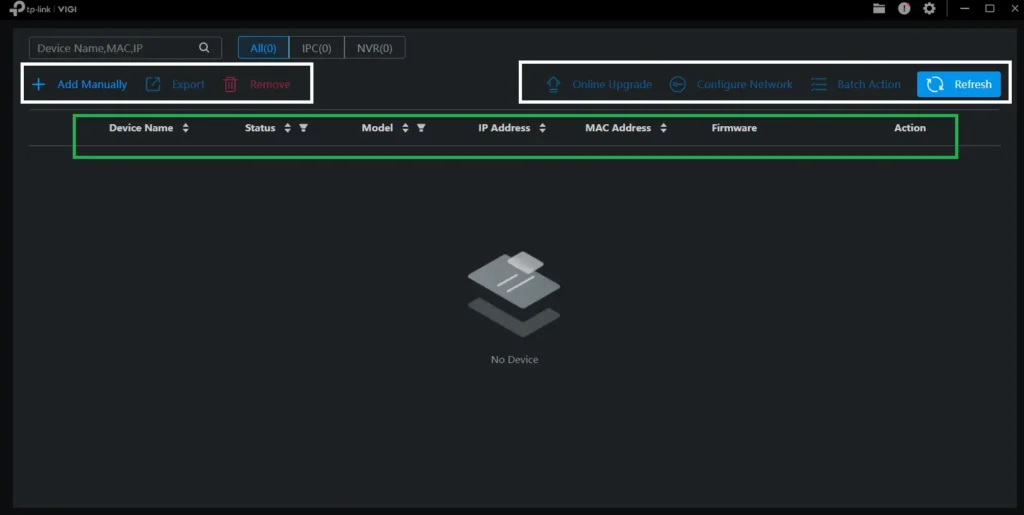 How to Download & Install VIGI Config Tool on Windows 4 interface of the application