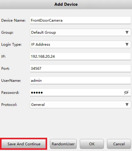 Install the Exclusive iCSEE VMS Lite on Windows 11/10/8 & Mac 12 Give camera details