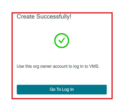 Install TP-Link VIGI For PC App on Windows 11/10/8 & Mac OS 11 password created successfully page