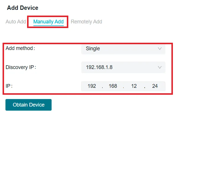 Install TP-Link VIGI For PC App on Windows 11/10/8 & Mac OS 14 Add the device page