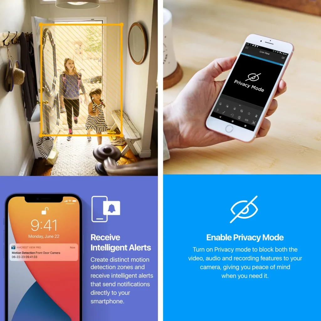 Amcrest vs Swann- Best CCTV System for Your Needs 5 Smart and AI features.