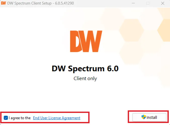 Install Digital Watchdog App for PC on Windows 11/10/8 & Mac 1 the licnse agreement page of the app.