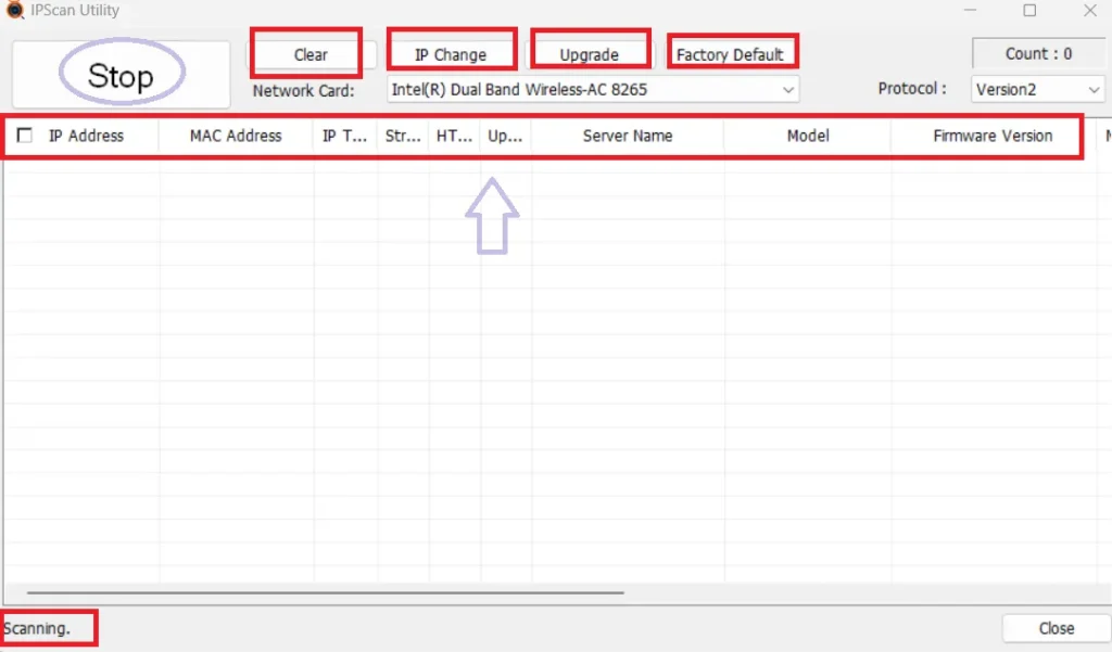 ELIP Camera Finder Utility- Configure IC Realtime IP Cameras 2 ELIP Camera Finder Utility Interface