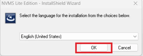select the language of the app