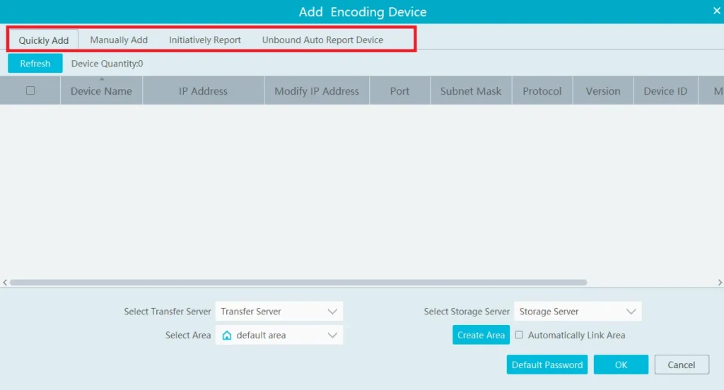 go to add devices manually