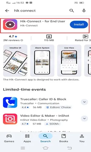 Reinstall the Hik-Connect App