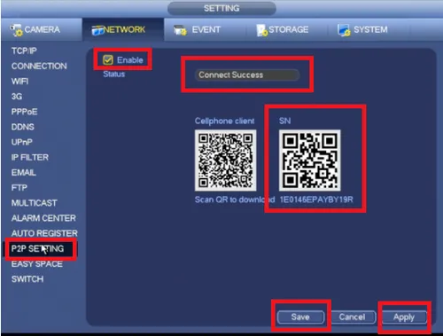 DMSS Connection Failed - Fix Issue Step-by-Step 2 Get the device online