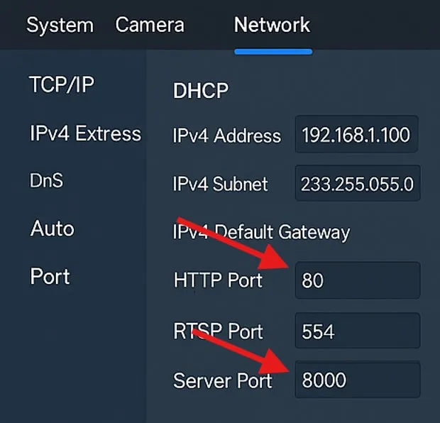 Port-Forward-CCTV-DVR