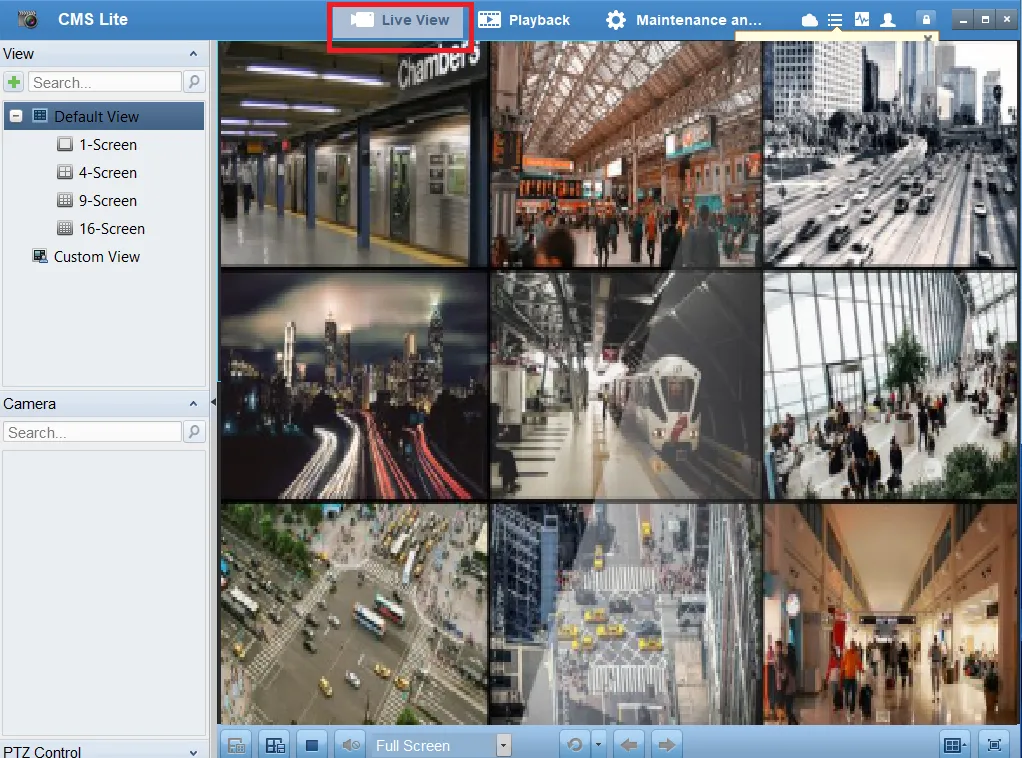 Watch cameras from remote places
