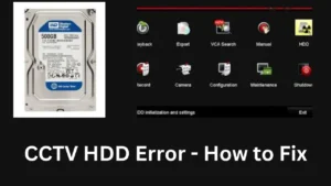 CCTV HDD Error