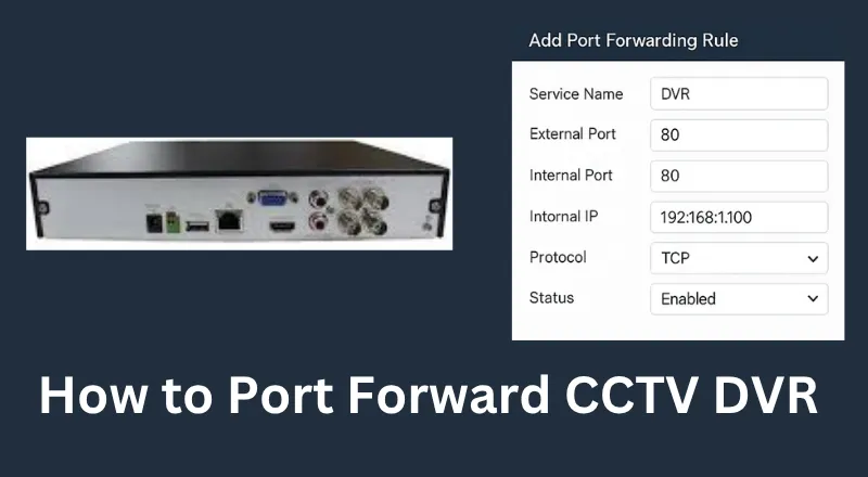 Port Forward CCTV DVR