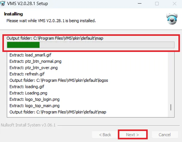 App installation is in progress