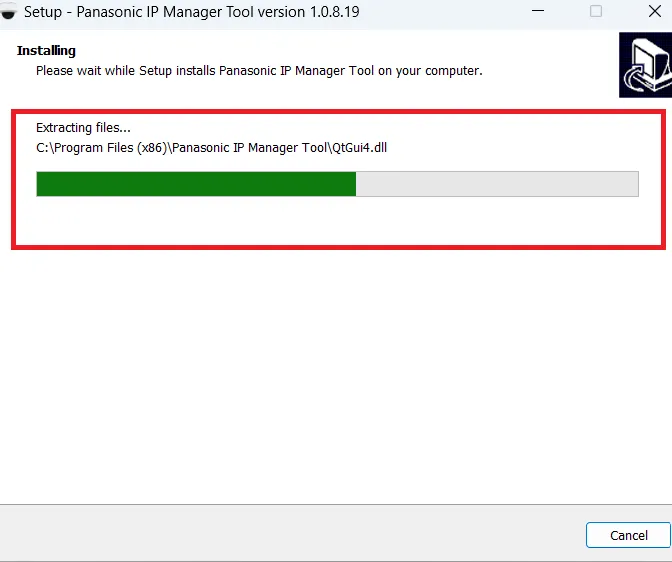 Download and install panasonic Tool