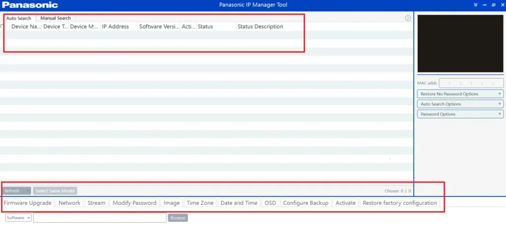 Panasonic IP Tool final look