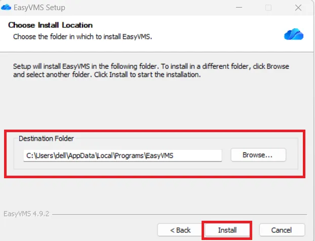EasyTool Download for PC - Latest Version for Windows 11/10/8 2 Select the path and folder for the app