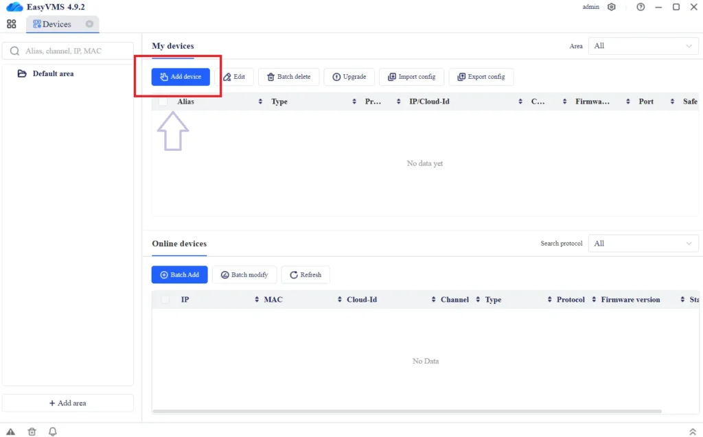 EasyTool Download for PC - Latest Version for Windows 11/10/8 8 Press the Add button to add cameras and recorders.