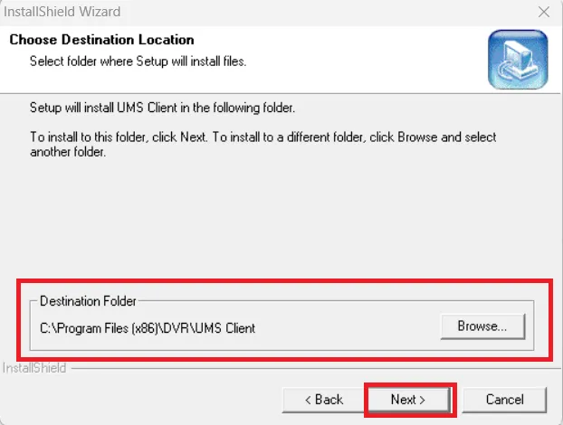 Install iUMS+ for PC App on Windows 11/10/8/7 & Mac OS 1 Select the folder location for the app