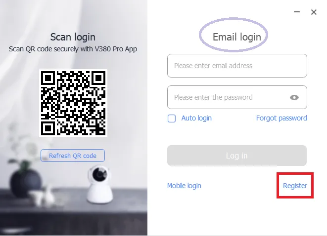 Franwell CCTV for PC App Latest Vers - Complete Setup Guide 9 Log in to the app