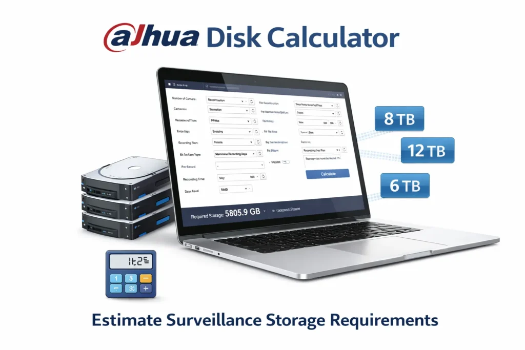 Dahua Disk Calculator tool