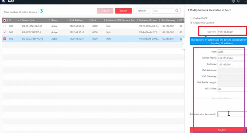Eastern CCTV IP Search Tool - Latest Version Complete Guide 6 Modify device features and functions