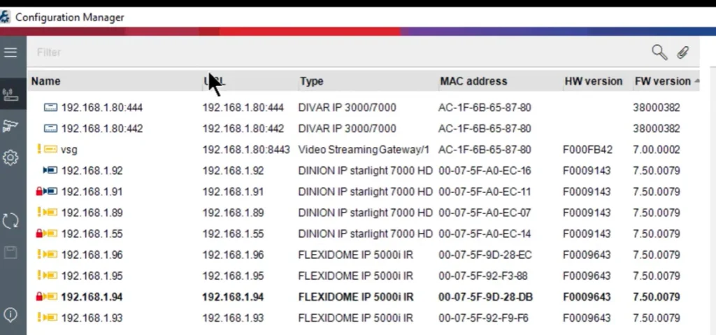 bosch configuration manager download - connect cameras