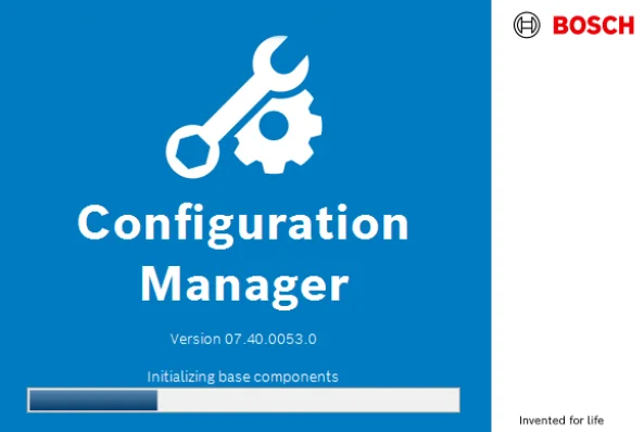 bosch configuration manager download and installation