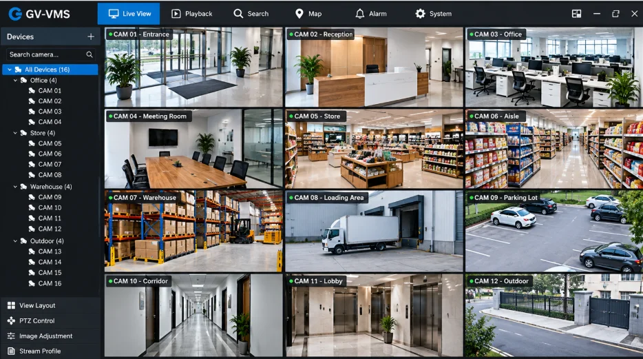 GeoVision GV-VMS Download software for Windows