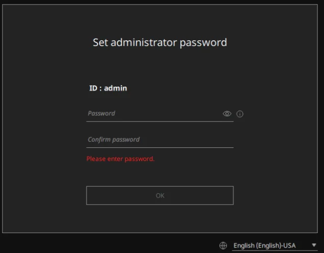 Wisenet-viewer-setting-admin-password